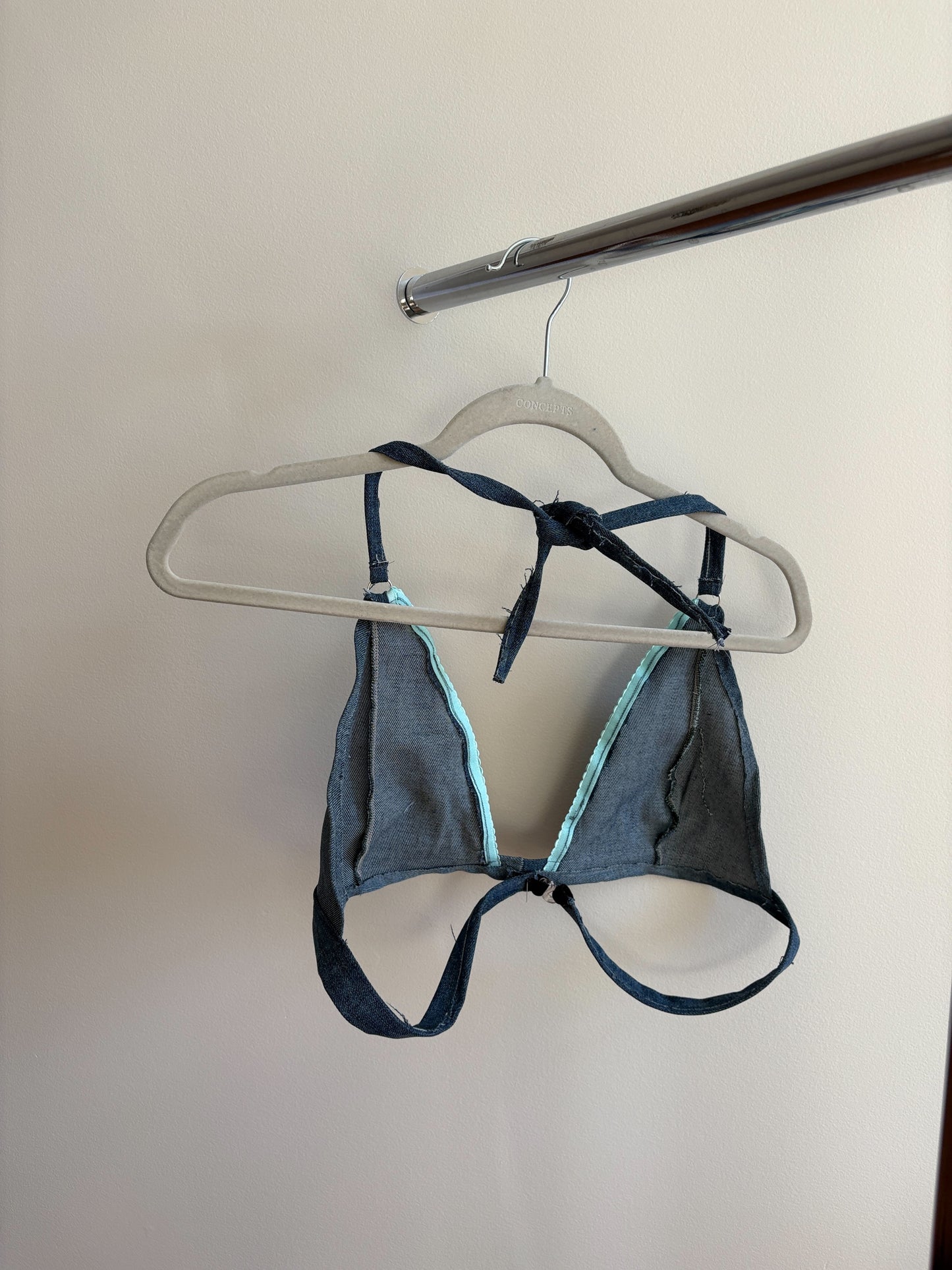 RTS Large Reworked Denim Top