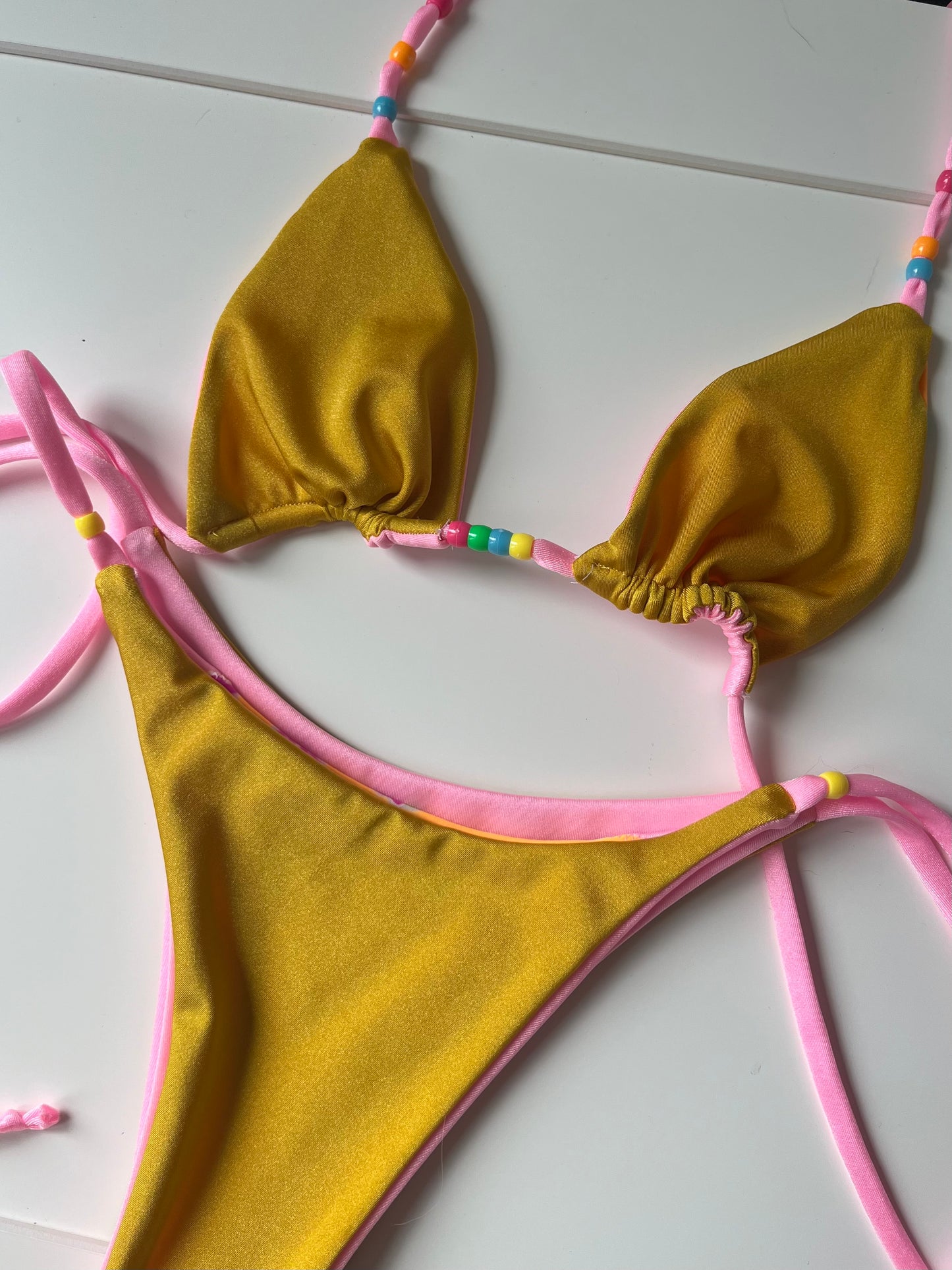 RTS Small Pink and Peach Patchwork Set