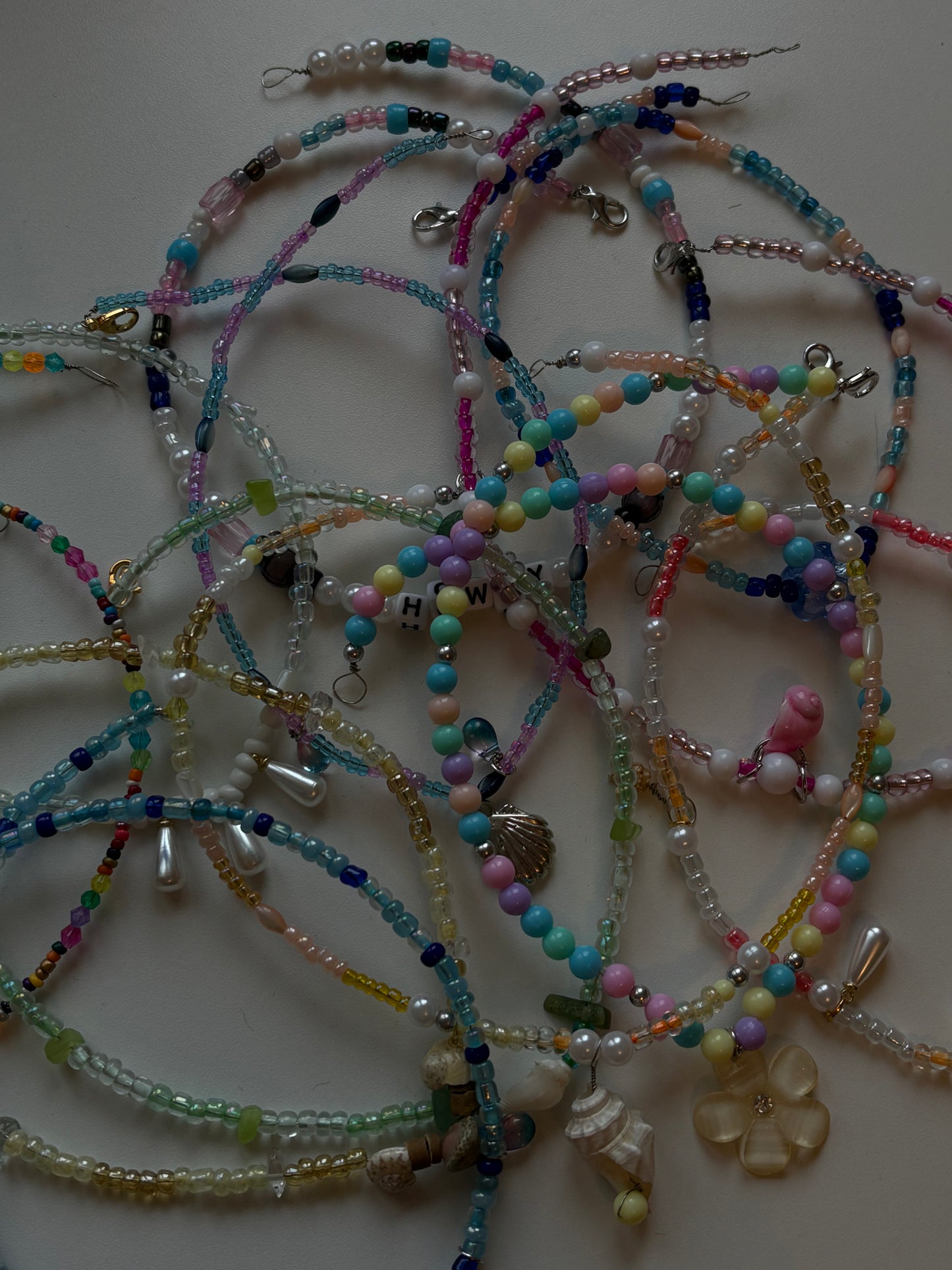 Available Handmade Necklaces 🐚 select option to view necklaces