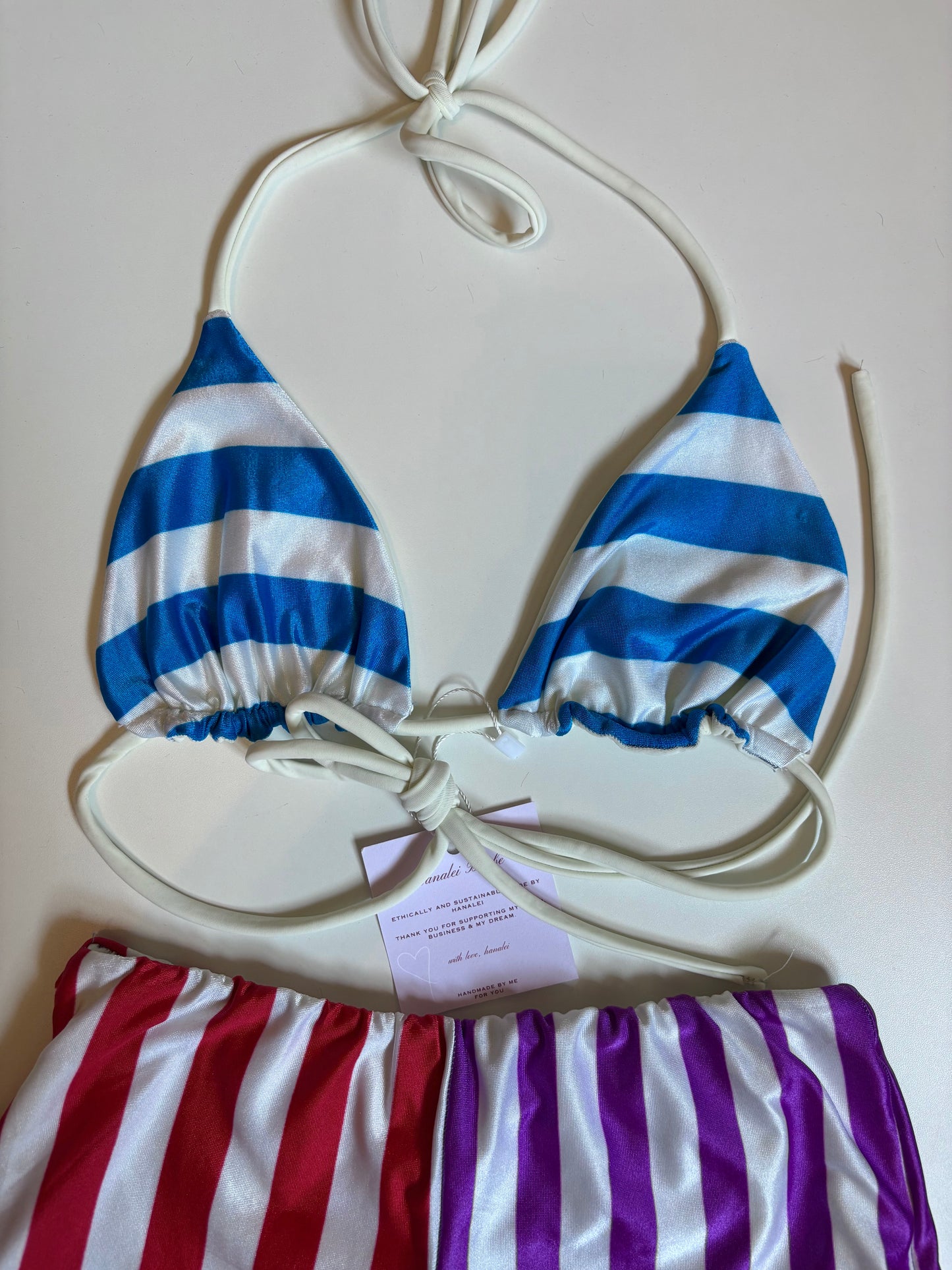 RTS Small Vintage Tri Stripe Short Set