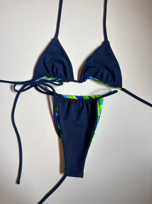 RTS Small Neon Green X Navy