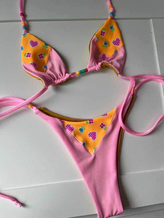 RTS Small Pink and Peach Patchwork Set