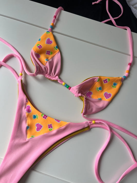 RTS Small Pink and Peach Patchwork Set